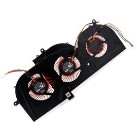 Deal4GO CPU GPU Graphics Cooling Fan Replacement for MSi GS63VR, GS73VR Stealth Pro 6RF 7RF 7RG MS-16K2 MS-17B3