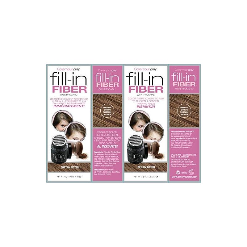 Cover Your Gray Pro Fill-In Fibers con Procapil - Marrón