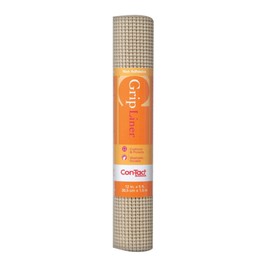 Con-Tact Brand, Taupe Beaded Grip Adhesive Non-Slip Shelf and Drawer Liner, 12-Inches by 5-Feet
