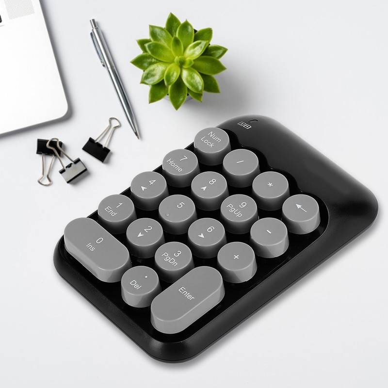 2.4G Wireless Keyboard Mini 18 Keys Numeric Keypad Comfortable Typing