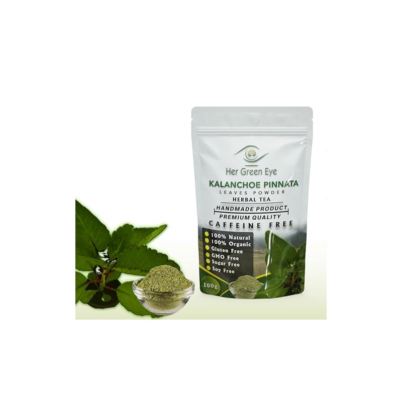 100g Kalanchoe Pinnata Leaves Powder - 100% Pure, Organic Dried