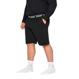 BadRhino Big & Tall Lounge Shorts - Men's - Plus Size Curve Black
