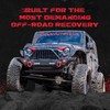 GearAmerica Ultra Snatch Block Pulley Black, 20T Mbs, Aluminum Winch