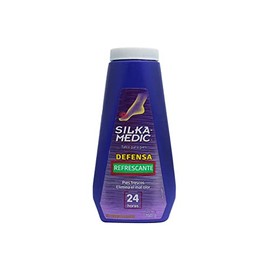 SILKAMEDIC - Talco Refrescante. Pies frescos, secos y protegidos del mal olor hasta por 48 horas. Envase con 150g.                                    