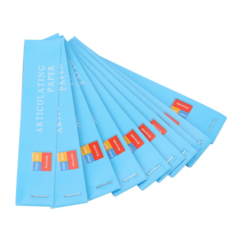 400pcs Blue Thin Dental Articulating Paper Double Side Bite Paper