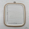 Nurge Embroidery Flexi Hoop Square Cross Stitch Display Sand #3