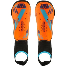 CLASSIC SPORT Soccer Shin Guards Orange X-Small