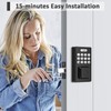 Tinewa Fingerprint Entry Door Lock, Exterior Smart Door Lock for