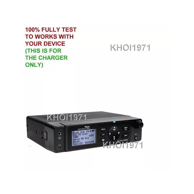 KHOI1971 CAR adapter power supply FOR Whistler WS1065 WS1095 radio