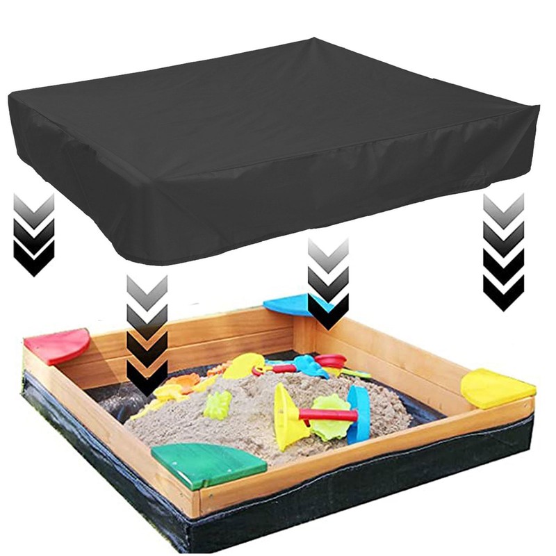 Sandbox Cover with Drawstring Square Dust Proof Anti UV Waterproof