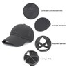 Hadwii Baseball Cap Women's Mesh Ponytail Baseball Hat Breathable Sun