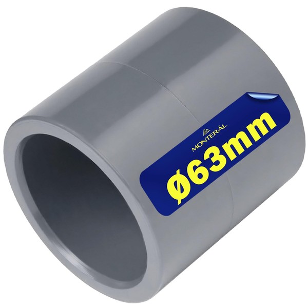 Pipe Coupler PVC U Ø 63 mm Used for Joining
