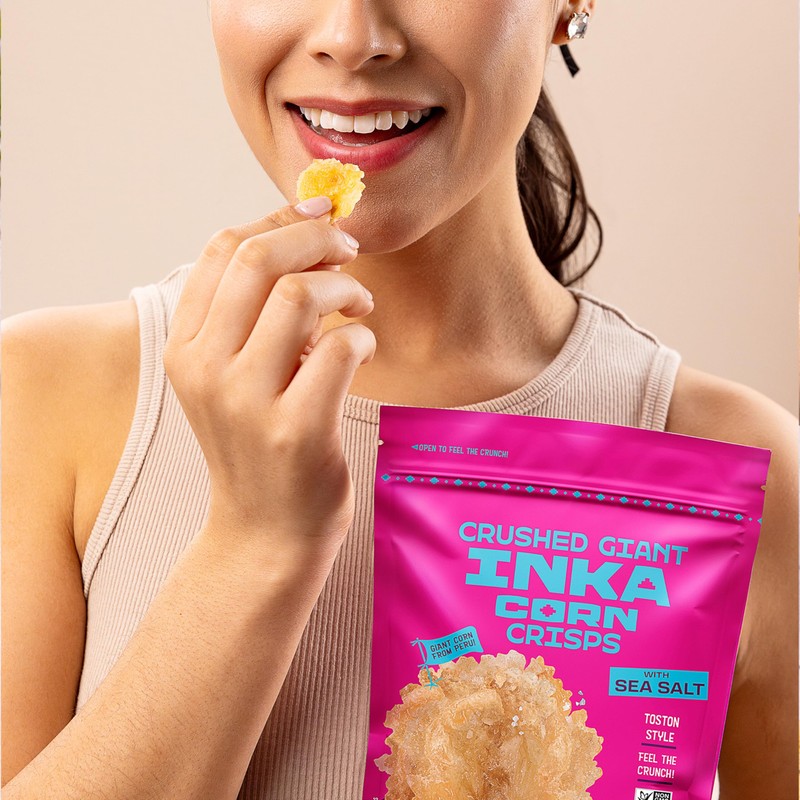 Inka Crops Giant & Crushed, Original Crushed Corn (3.5 Oz)