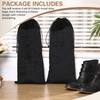 Amylove 4 Pcs Flannel Cloth Shoe Bags for Travel, 8