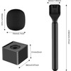 Interview Microphone Adapter, Wireless Microphone Grip, Lightweight Interview Microphone Grip