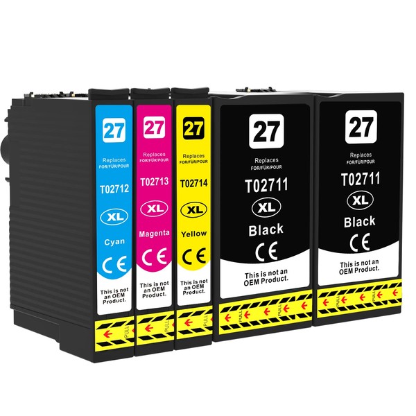 Q-image 27 27XL Ink Cartridge Compatible with Epson 27XL Multipack