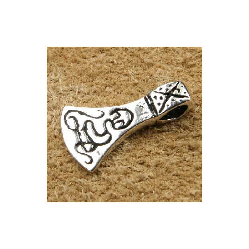 Germanic Axe Pendant 925 Sterling Silver Jewellery, Measure: 2cm in