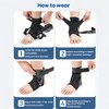 Ankle Brace Support for Sprained Ankle X-shaped Cross-fixing Compression Sleeve
