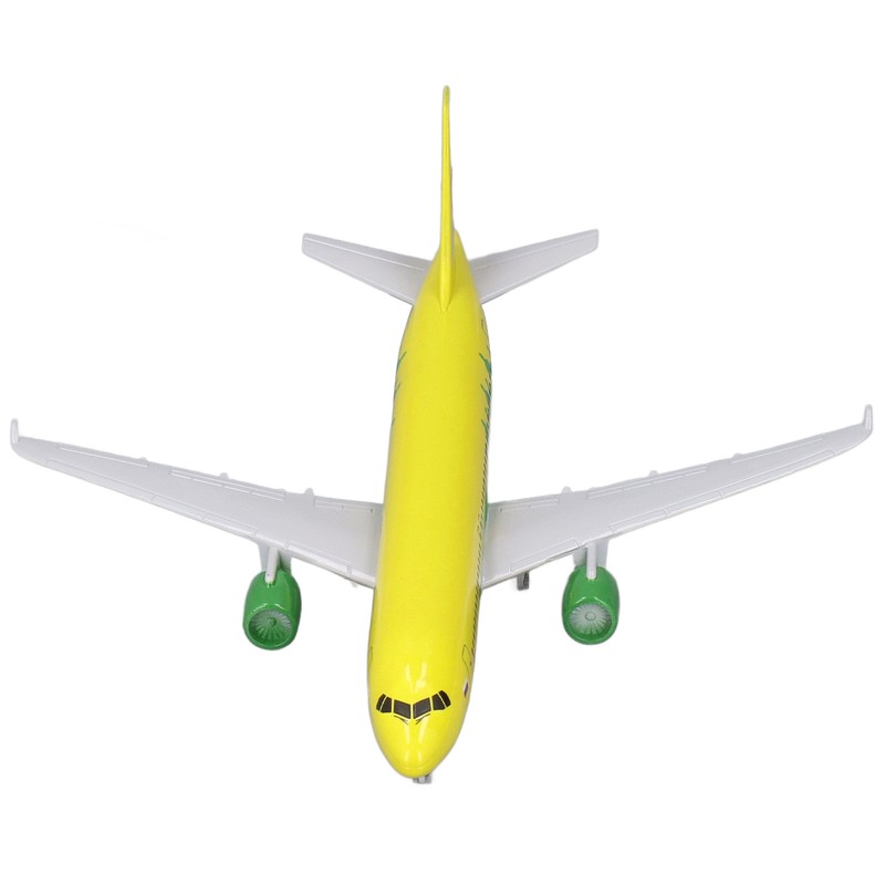 Aircraft Model Detachable Alighting Carriage Decoration Yellow Alloy Plane Model
