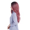 Women's Wig Long Pink Wavy Synthetic Hair Heat Resistant Cosplay
