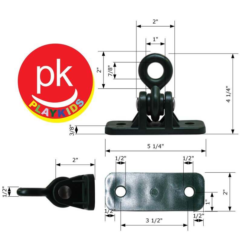 Heavy Duty Swing Hangers Hardware Included Over 500 lb Capacity