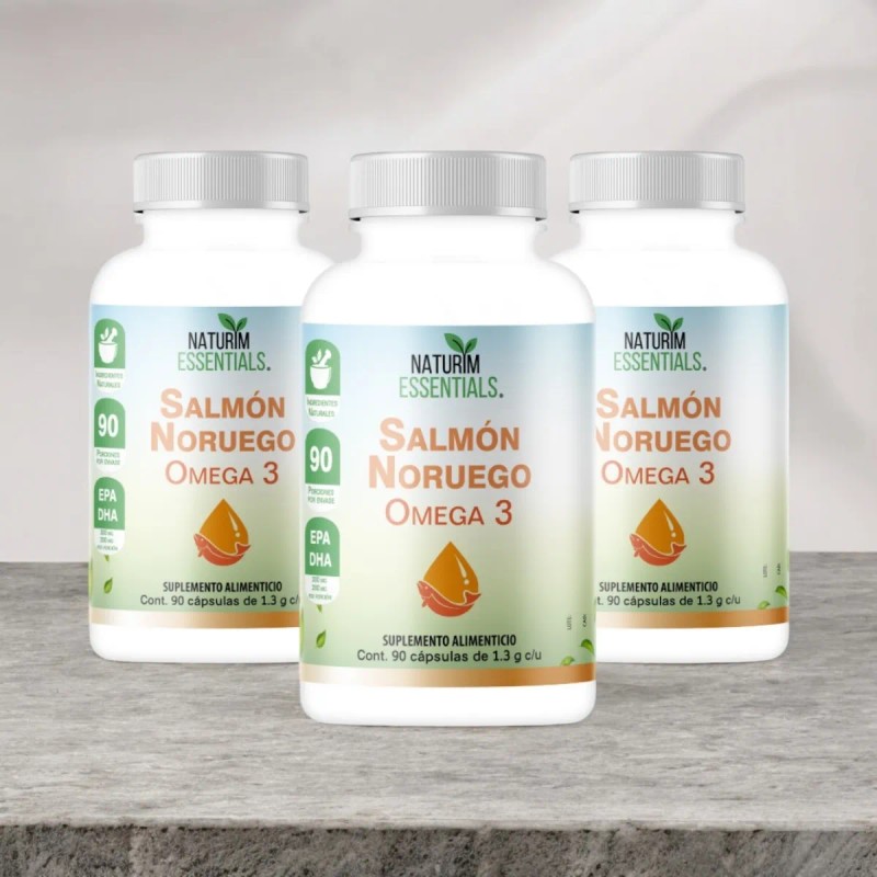 Omega 3 Aceite De Salmón Naturim Essentials 270 Cápsulas Gel