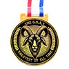We Da Goat The Goat Medal Award Medal (Goat Medal