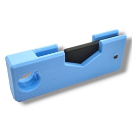 Case for YubiKey 5 NFC Case | Case for YubiKey NFC Fido |Protective Cover for YubiKey 5/5C NFC/FIDO | Secure Holder with M3 Screw (2.5mm) Compact & Lightweight | Allen Key NOT Included | (USB-A, Pastel Blue)