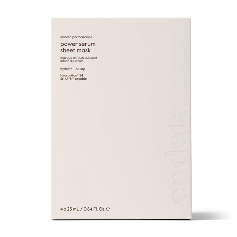endota Performance+ Power Serum Sheet Mask - 4 pack
