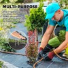 DaTpuik Sturdy Garden Landscape Staples, 6 Inch Galvanized Steel Sod