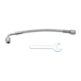 TUCKBOLD an-4 Turbo Oil Feed Line Kit 0.49ft Pressure Remote Turbocharger Oil Drain Return Line with Adapter,Wrench 1 Set