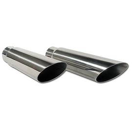 Reproduction Stainless Steel Exhaust Extensions - For 1968-1969 C3 Corvettes