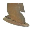 Rostikal Praying Rust Decorative Angel 30 cm Metal Decorative Figure