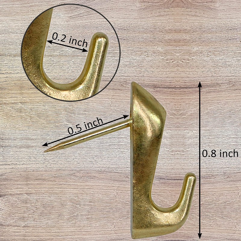 30 PCS Push Pin Picture Hooks, thumbtacks for Wall Hanger,
