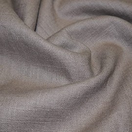 Washed Linen Canvas Fabric Material - Stone, 1Mtr 135cm x 100cm
