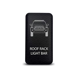CH4X4 Push Switch for Toyota Tacoma 3rd Gen 12V 3Amp - Roof Rack Light Bar Symbol - Blue LED