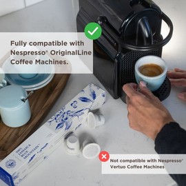 Jamaican Blue Mountain Nespresso Pods by JA Coffee: 10x OriginalLine Compatible Pods Filled with Freshly Roasted, Pure, JACRA-Certified Blue Mountain Coffee from Jamaica