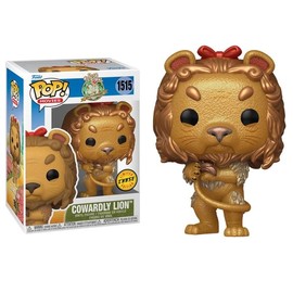 Funko The Wizard of Oz + Pop Protector: Pop! Movies Vinyl Figure 85th Set Bundled with ToyBop Brand Box Protector Collector Case (Cowardly Lion Gold Metallic Chase)