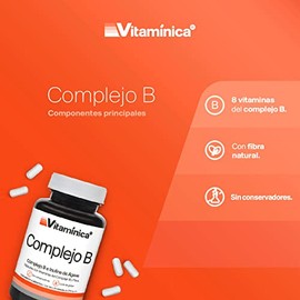 VITAMÍNICA Complejo B 90 Cápsulas Pack 3 Vitaminas B1 B6 B12