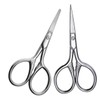 Healeved Professional Eyebrow Trimmer Scissors for Men Stainless Grooming Tools