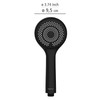 WENKO Watersaving Shower Head Matt Black