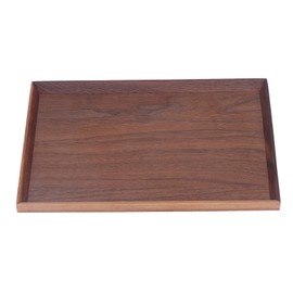 Walnut Wooden Tray Rectangle Serving Tray Tenon Structure Chinese For Tea Fruit Dessert Bread S