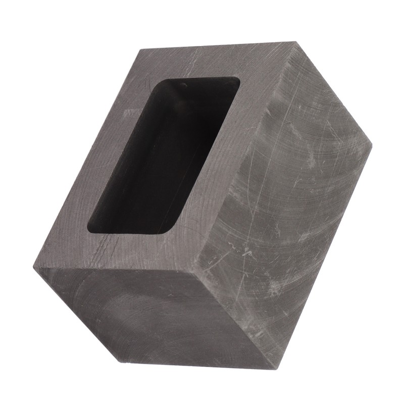 Rectangular Graphite Ingot Mold Jewelry Metal Refining Mould Crucible for