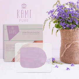 Kami Pure Silicone Hand Wrinkle Patches Anti-Aging Collagen Filler Pads Hydrate, Plump, & Smooth Skin, Reusable, Single Pack
