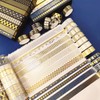 KAVI' S 18 Rolls Black Gold Washi Tape Set Basic
