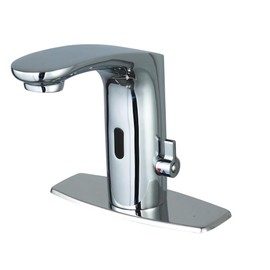 Automatic Sensor Faucet Touchless Grifo CEC Watersense for Bathroom Hand Free Robinet with Temperature Adjustable Knob Ideal for School Home Hotel Chrome