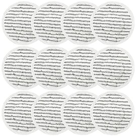 12 Pack Replacement Steam Mop Pads for Shark S8201 S7001 S8001 S7201 S7000AMZ S7000 S7005 S7020 S7001C Steam Mop, Steam & Scrub All-in-One Scrubbing and Sanitizing, Dirt Grip Scrub Washable Pad