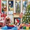 4 Packs Christmas Banners Porch Signs (A)