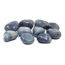 Blue Quartz Tumble Stone (20-25mm) 5 Pack
