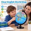 Educational World Globe for Teaching – 360° Rotating English Map